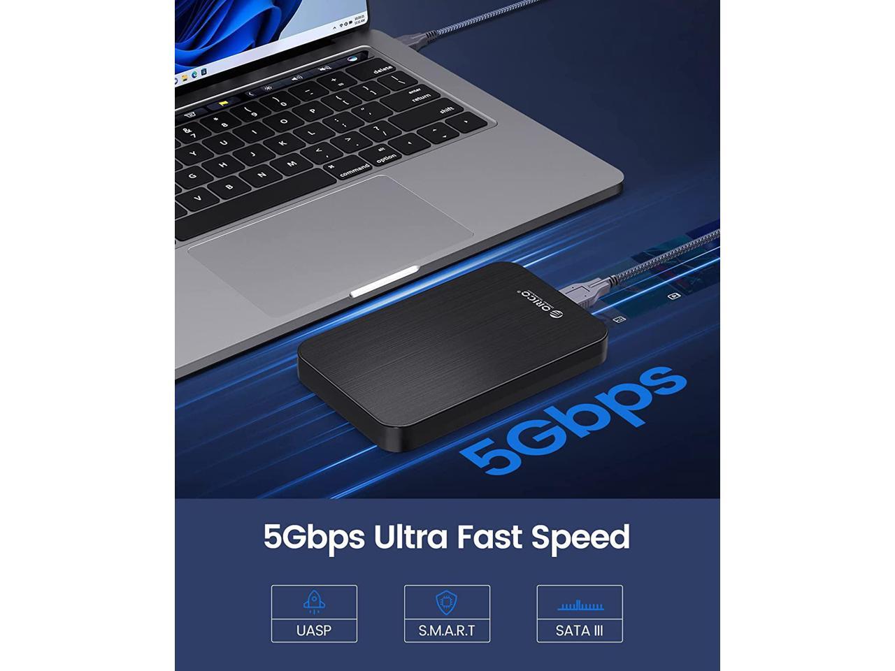 ORICO 2.5Inch Hard Drive Enclosure USB 3.0 to SATA for 2.5 HDD or SSD