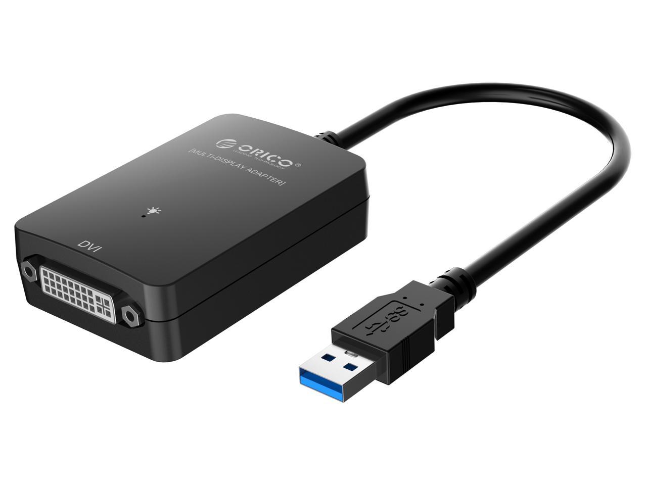 Deviation Hong Kong Leia ORICO DU3D USB 3.0 to DVI External Video Graphics Adapter Card for Multi  Monitor up to 2048x1152 / 1920x1080 support MAC, Windows XP, Vista, 7, 8  and 8.1 - Newegg.com