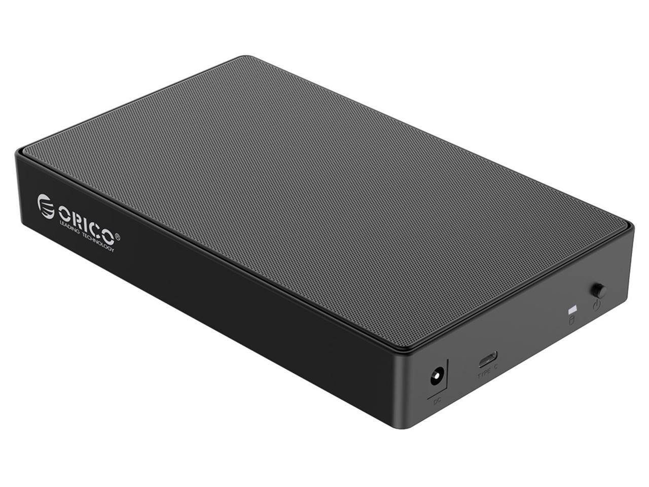 ORICO 3.5 inch Full Mesh USB C External Hard Drive Enclosure SATA 3.0