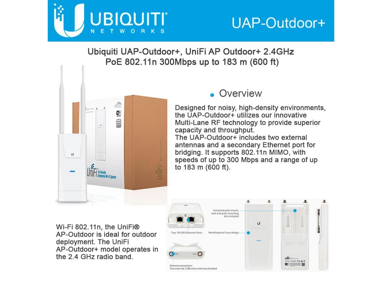 Ubiquiti UAP-Outdoor+ UniFi Enterprise Wi-Fi System - Newegg.com