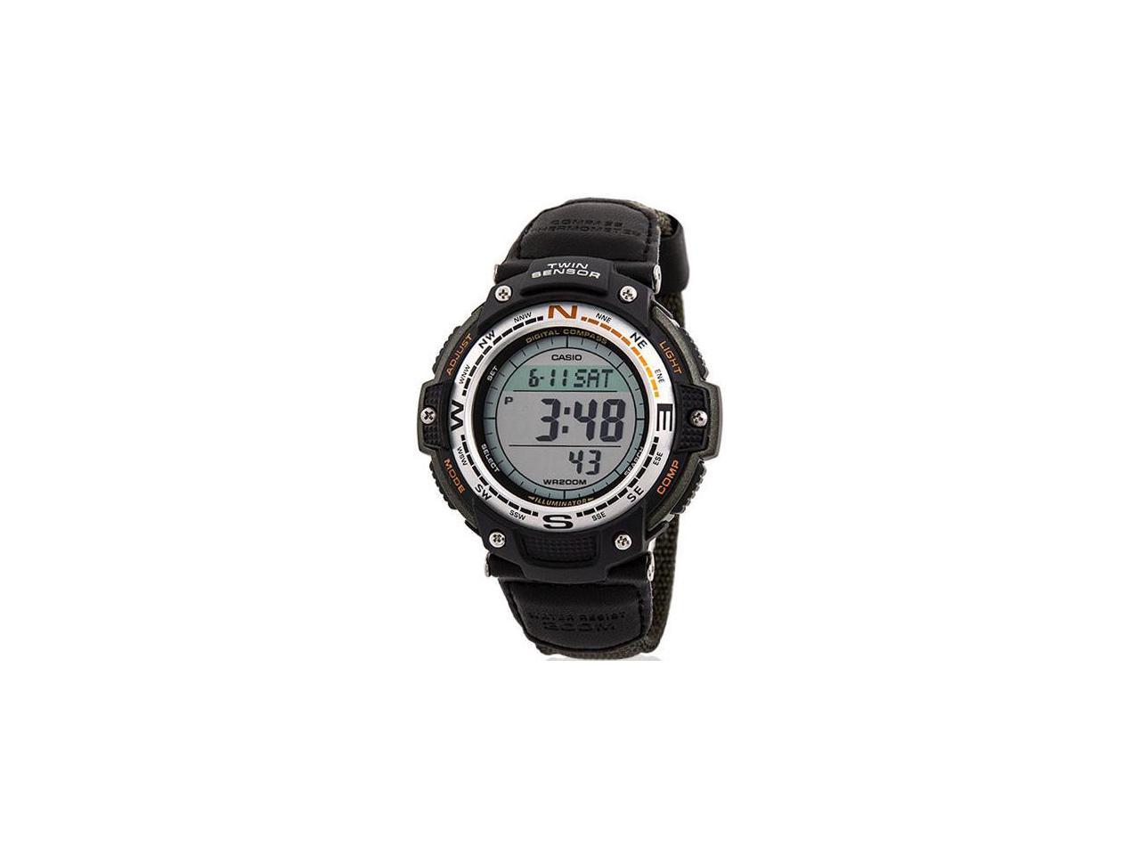 Men S Casio Compass Twin Sensor Sport Watch Sgw100b 3v