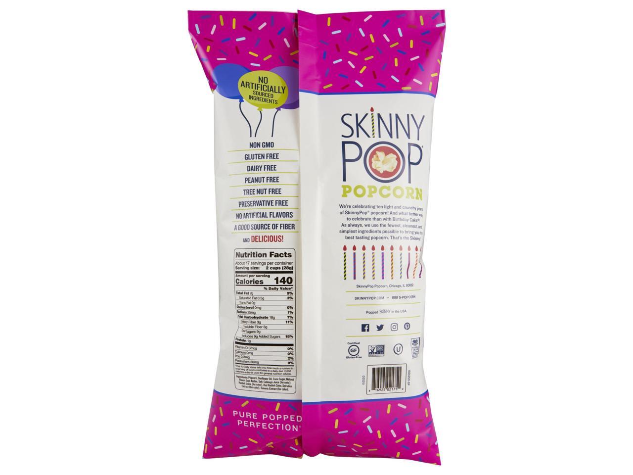 Skinny Pop Birthday Cake Popcorn (17 Ounce)