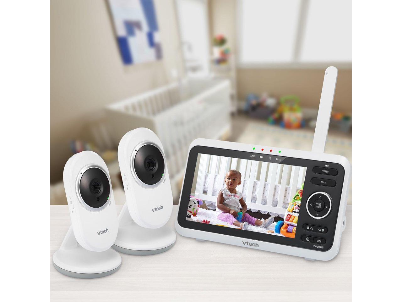 Vtech Video Baby Monitor With 2 Cameras Sm52 2 Newegg Com