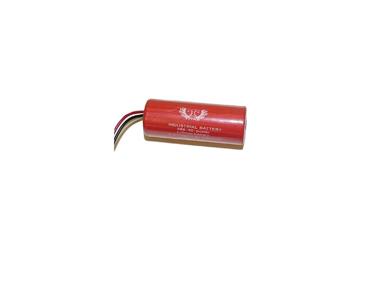FDK Fuji Cr8.lhc 17430 3v Lithium Battery for PLC Backup Power W/plug for sale online 