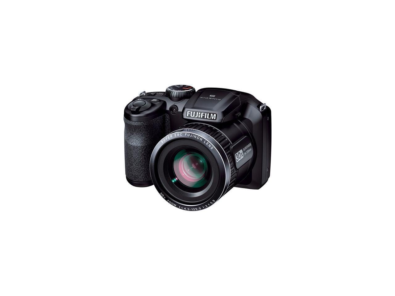 FUJIFILM FinePix S4800 16301535 Black 16.0 MP 24mm Wide Angle Digital