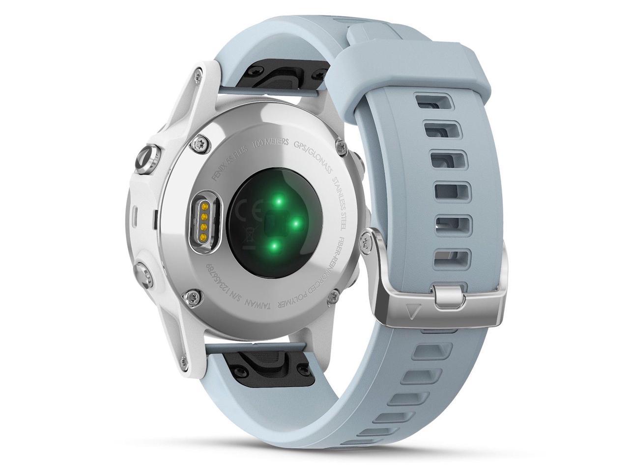 garmin fenix 5s plus white seafoam band