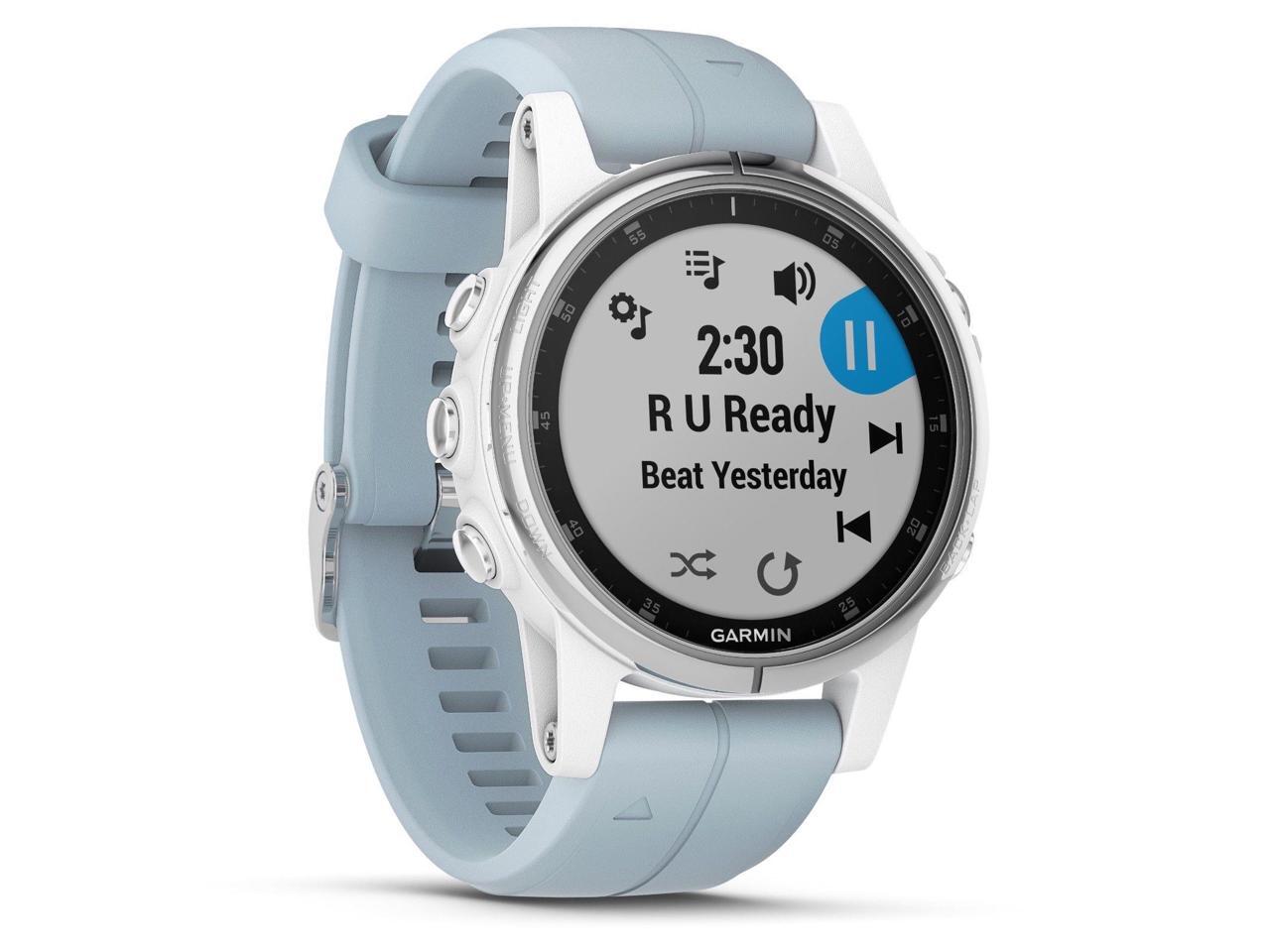 garmin fenix 5s plus white sapphire