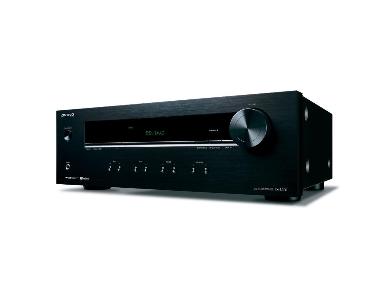 Onkyo TX8220 Analog Home Audio/Video Stereo Receiver (Black)