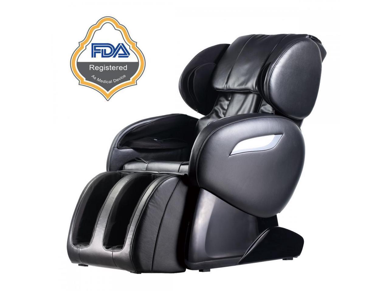 Bestmassage Electric Full Body Shiatsu Massage Chair Foot Roller Zero 5533