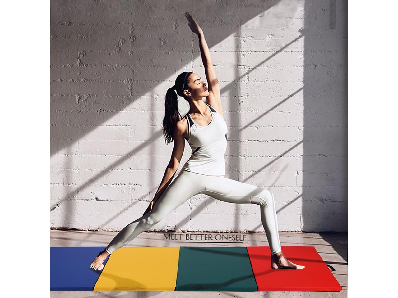bestmassage gymnastics mat mat mat mat thick folding exercise mat gym mat