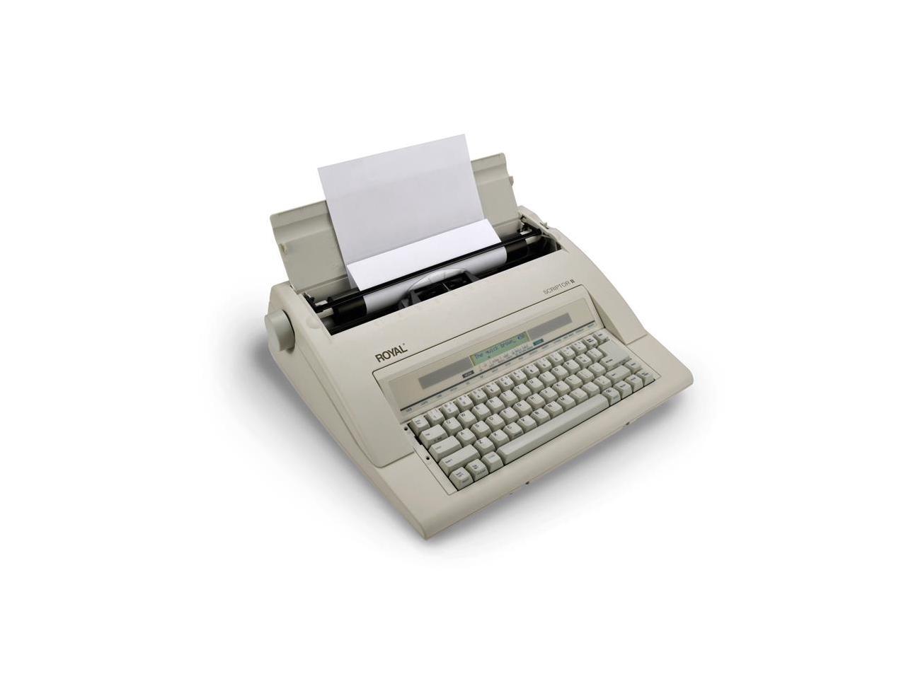 Royal 69147T Scriptor II Personal Portable Electronic Typewriter with