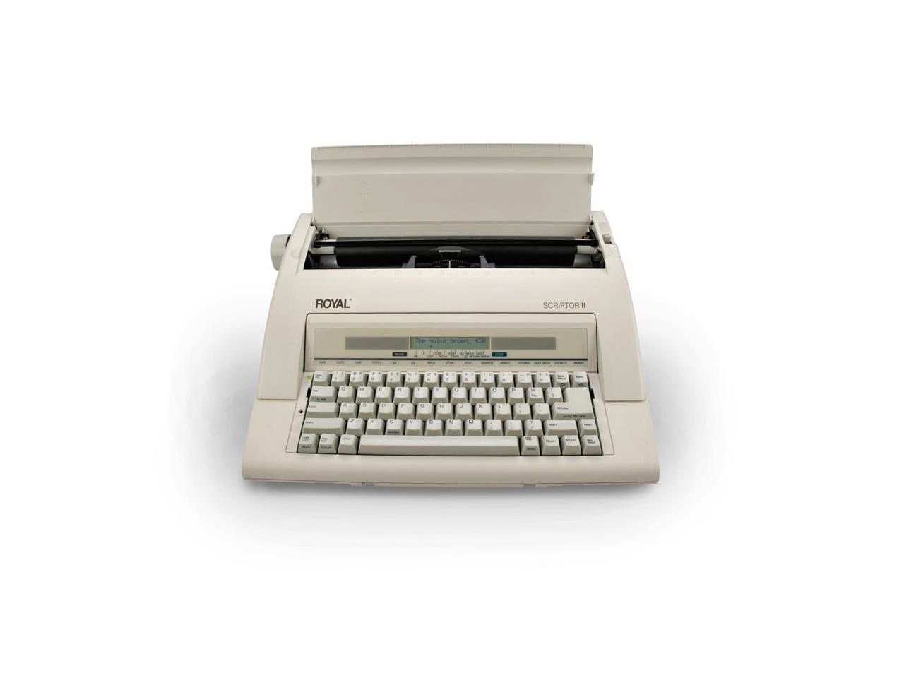 Royal 69147T Scriptor II Personal Portable Electronic Typewriter with