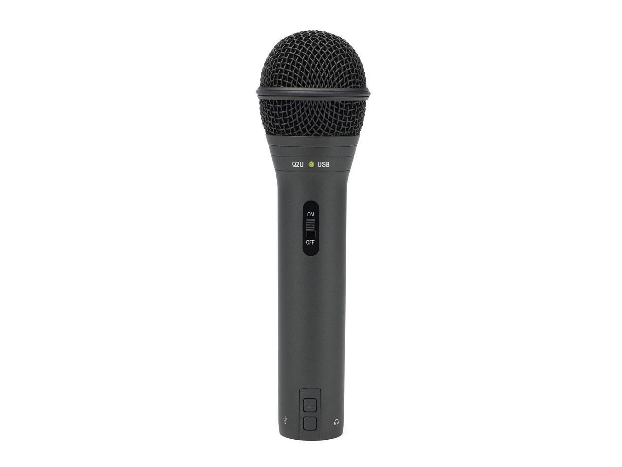 Samson Q2U Handheld Dynamic USB Microphone Recording and Podcasting