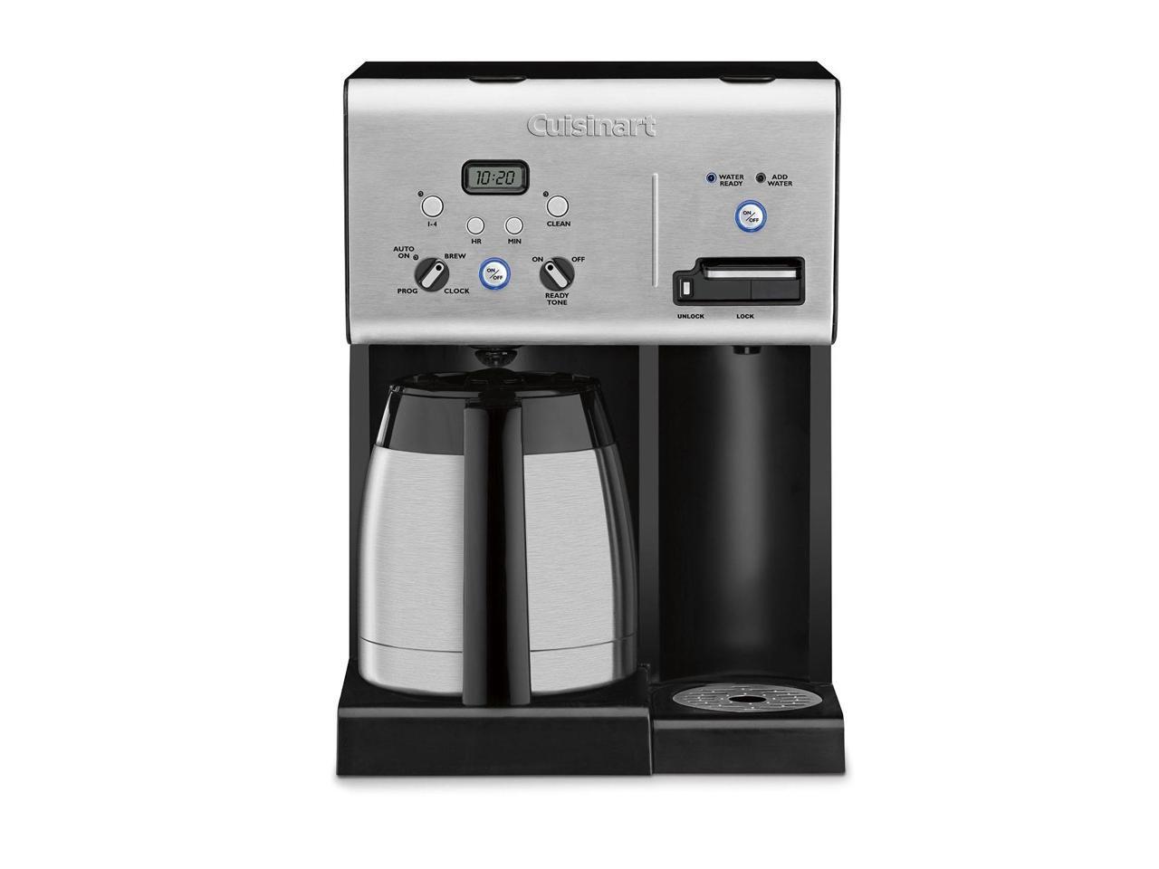 Cuisinart 10c. Coffee Plus Thermal Programmable Coffee Maker with Hot Water System