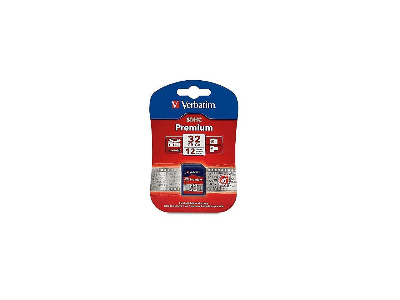 Verbatim Y91374B Verbatim Premium 32 GB SDHC Flash Memory Card, Class
