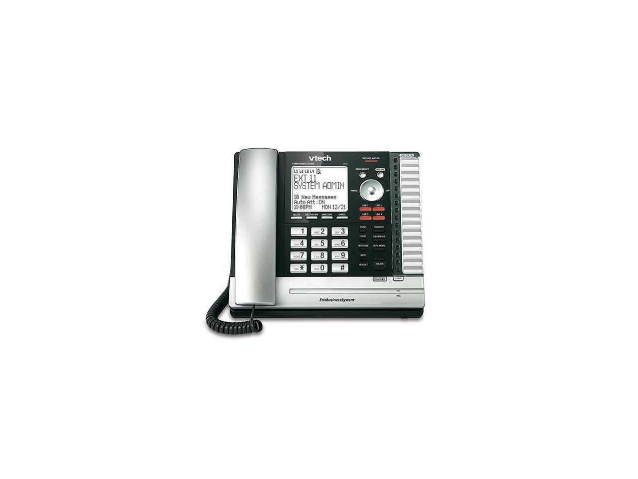 Vtech UP416 Expandable Corded Phone with Clock & Date Display - Newegg.com
