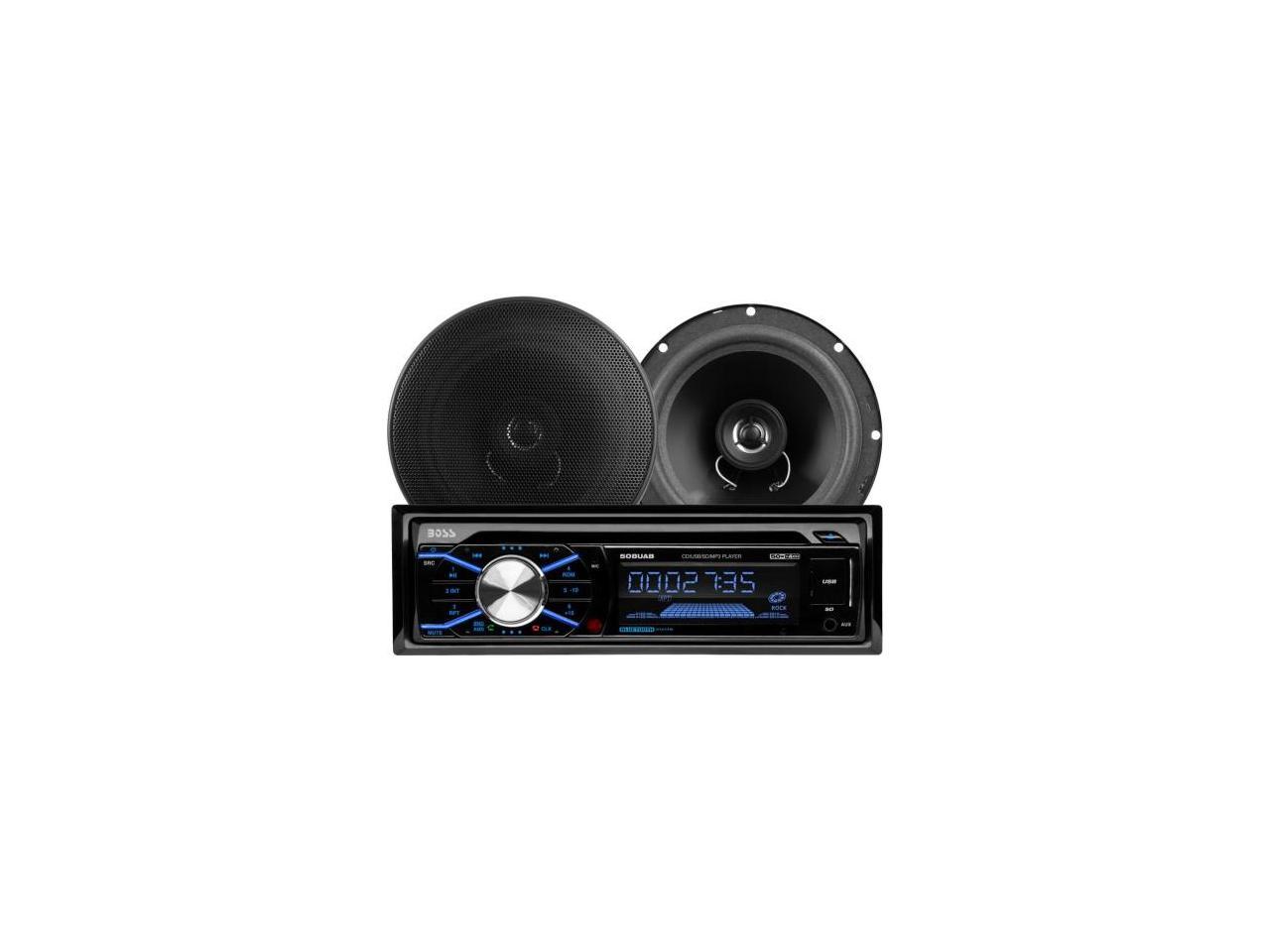 Boss 656BCK Boss Audio 508UAB Blueooth CD/MP3/AM/FM Voiture Stéréo 6.5" Haut-parleurs