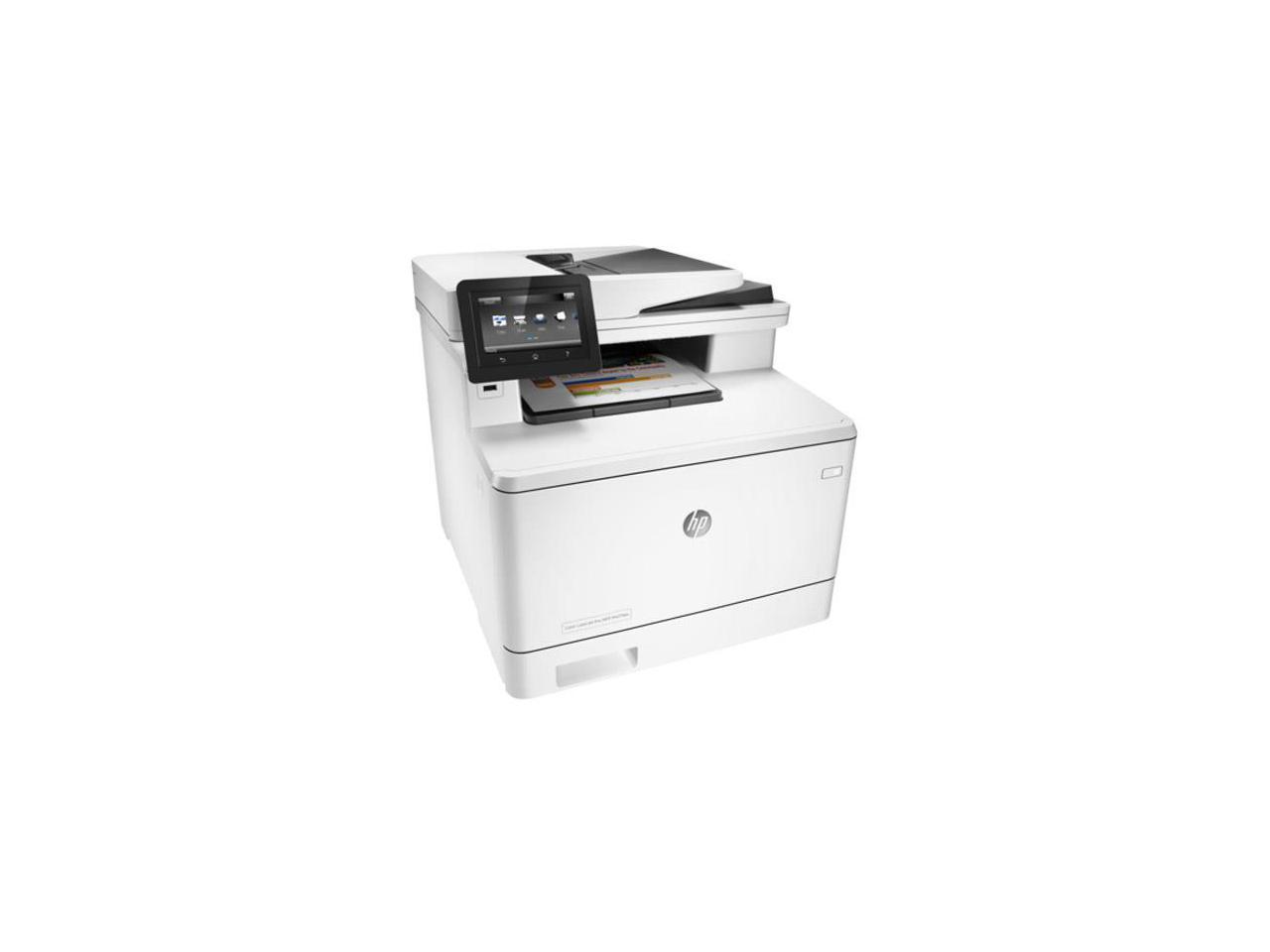 Refurbished: HP Color LaserJet Pro MFP M477fdn - Multifunction Printer