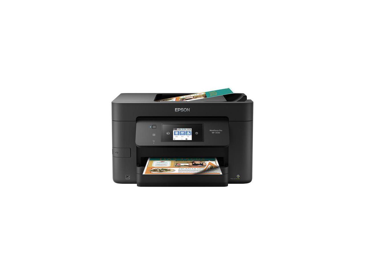 Epson Workforce Pro Wf 3720 Wireless All In One Color Inkjet Printer 8808