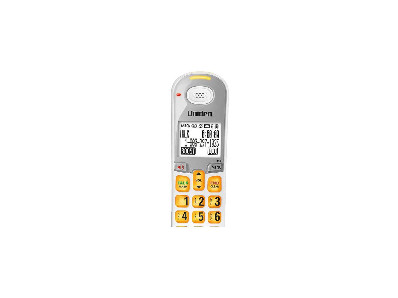 Uniden D3098-8 Corded/Cordless Amplified Phone w/ LCD Display & 7 Extra