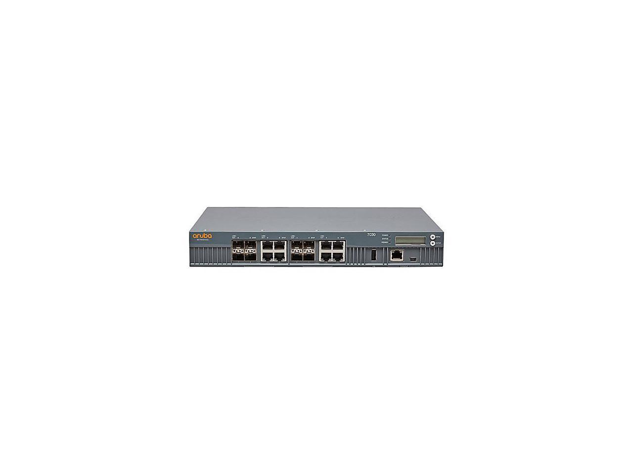 Aruba 7030 (US) 8p Dual Pers 10/100/1000BASE-T/1GBASE-X SFP 64 AP and ...