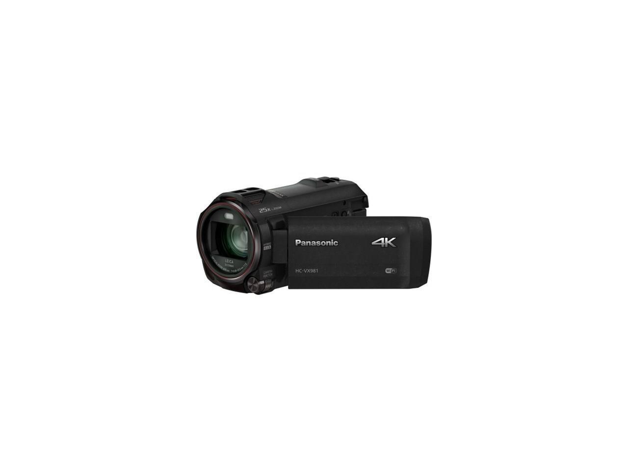 Panasonic HCVX981K 4K Ultra HD Camcorder with 4K Photo Capture, WiFi
