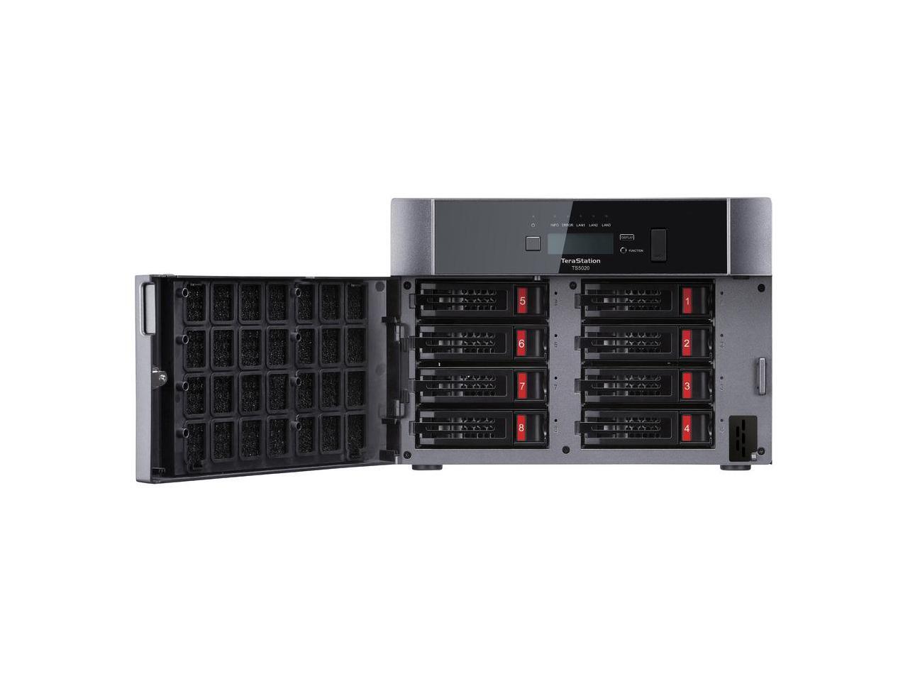 BUFFALO TeraStation TS5820DN8004 8Bay NAS 80TB (4x20TB) with NASGrade