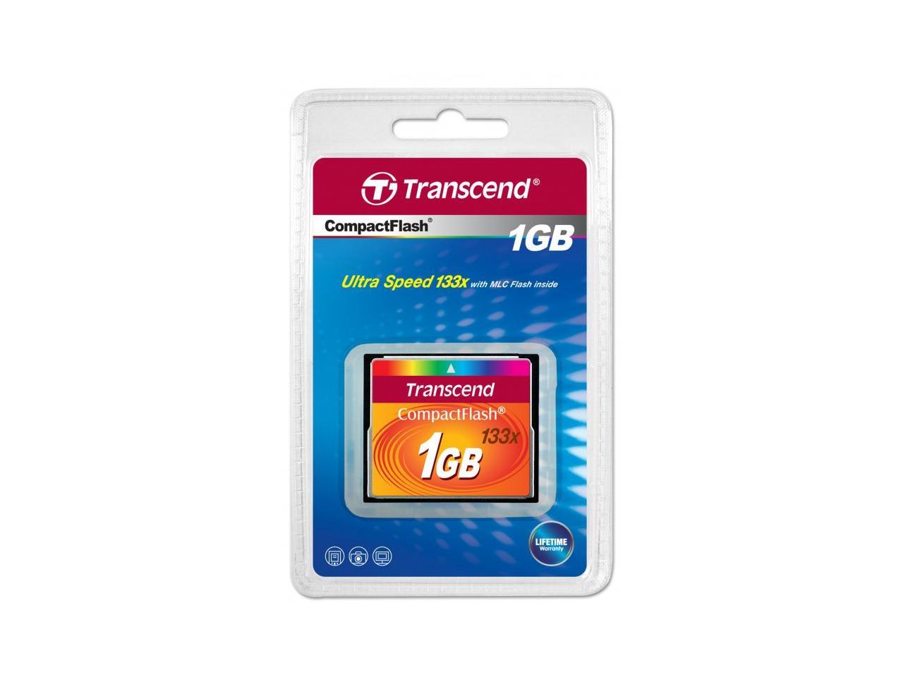 Transcend 1GB Compact Flash (CF) Flash Card Model TS1GCF133 - Newegg.com