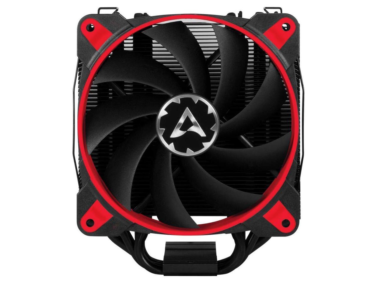 Red Wide Range of Regulation 200 to 2100 RPM Includes 2 Low Noise PWM 120 mm Fans ARCTIC Freezer 34 eSports DUO Silent 3 Phase Motor Tower CPU Cooler with Push-Pull Configuration 