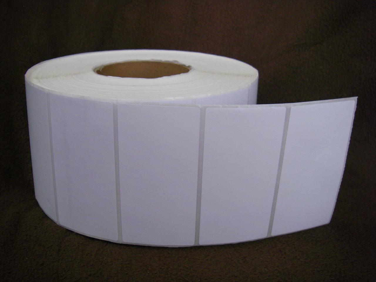 2 Rolls of 4" x 3" Direct Thermal Zebra FASSON Labels 3" inch Core 2800