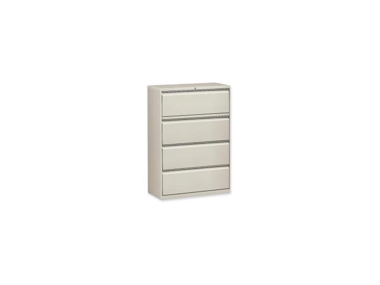 Lorell Lateral File 4 Drawer 42 X18 5 8 X52 1 2 Lt Gray 60436 Newegg Com