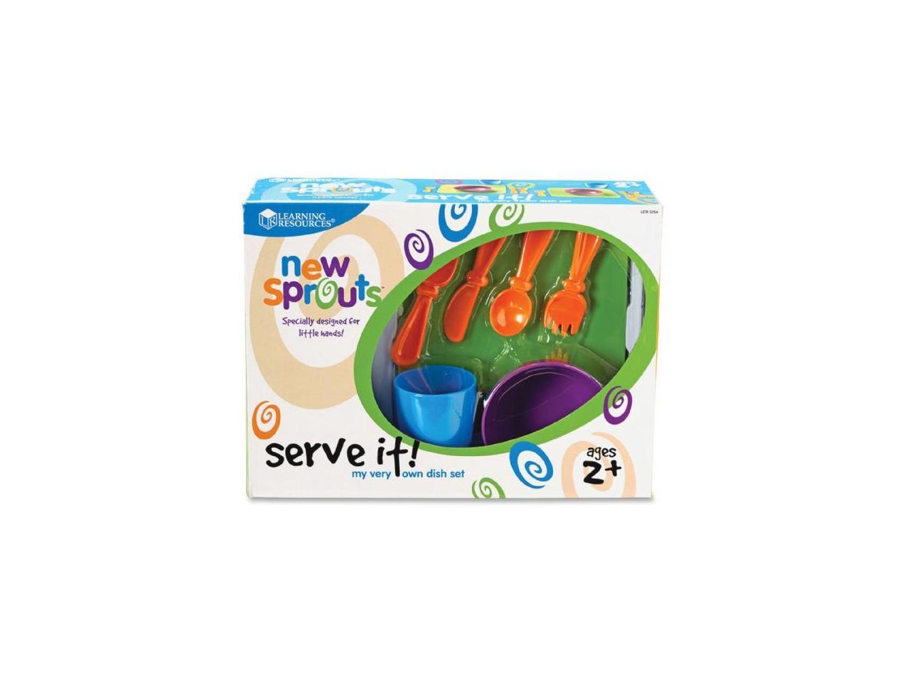LEARNING RESOURCES NEW SPROUTS SERVE IT DISHES 3294 