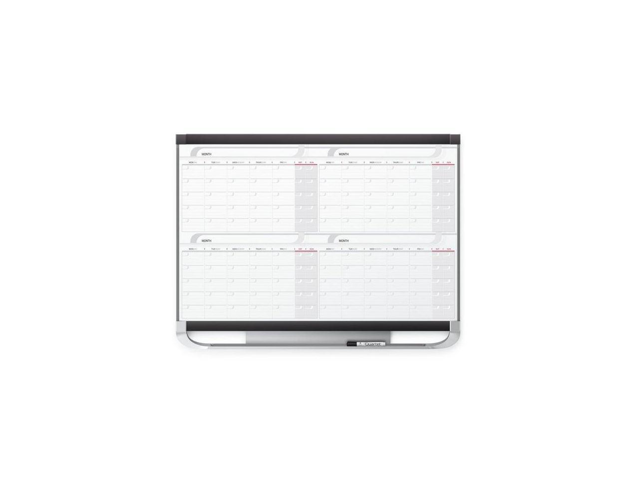 Quartet 4MCP23P2 Prestige 2 Total Erase FourMonth Calendar, 36 x 24
