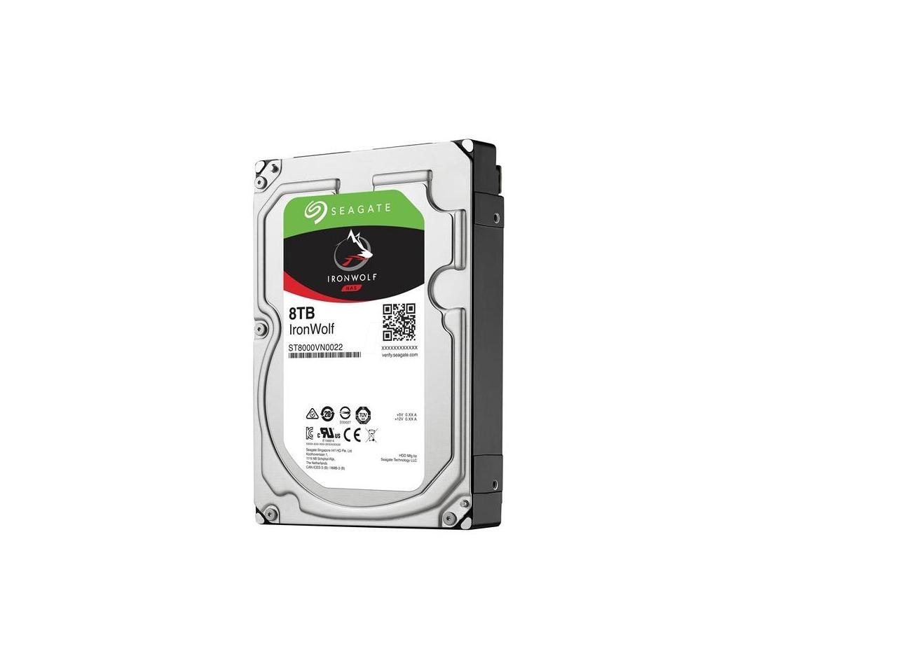 Seagate IronWolf ST8000VN0022-20PK 8TB 7200 RPM 256MB Cache SATA 6.0Gb ...