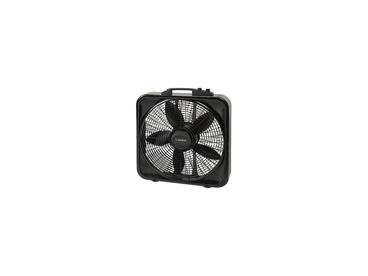 Lasko 20" Weather-Shield Select Box Fan With Thermostat - 20" Diameter ...