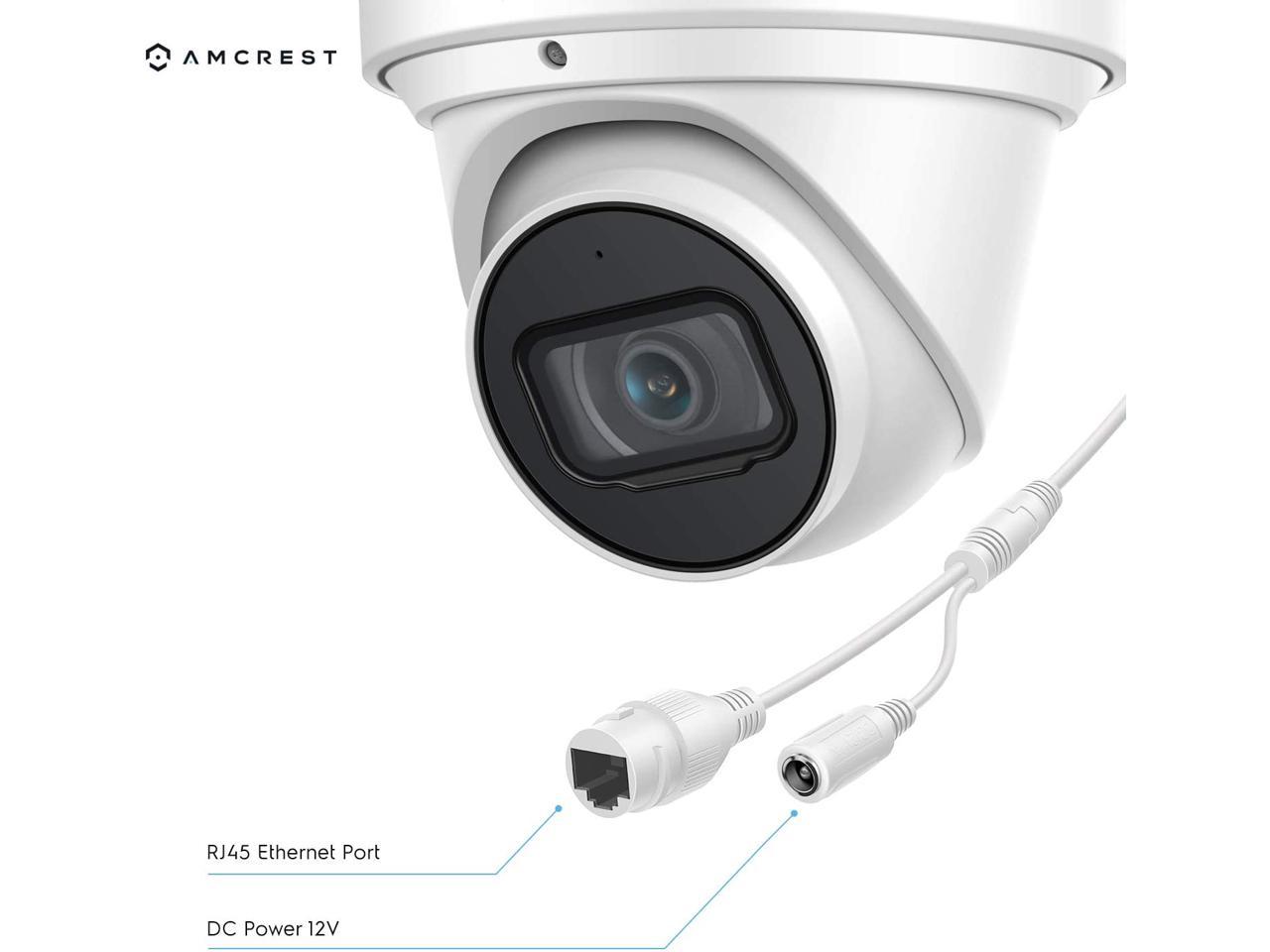 Amcrest 4K POE Camera AI Human/Vehicle Detection, UltraHD 8MP Outdoor ...