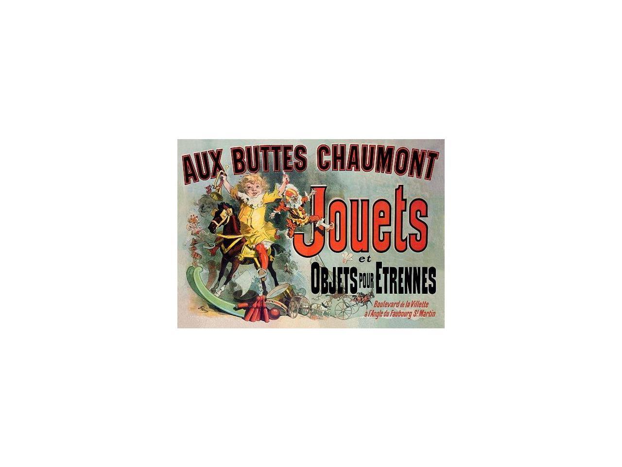 Aux Buttes Chaumont Jouets As Seen On Friends Poster New Laminated Available