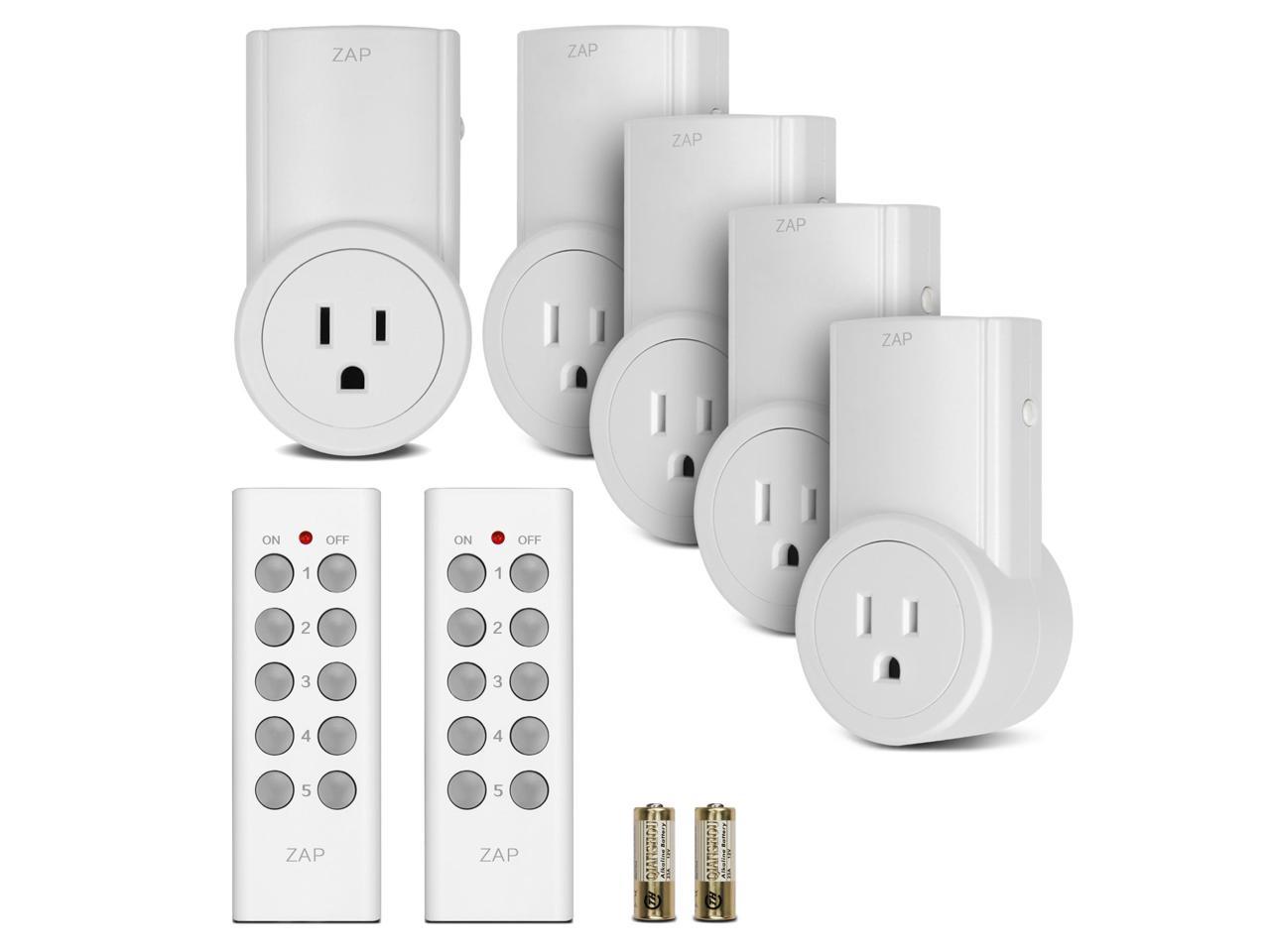 Etekcity 1,3,5 Pack Wireless Remote Control Electrical Light Outlet Switch 