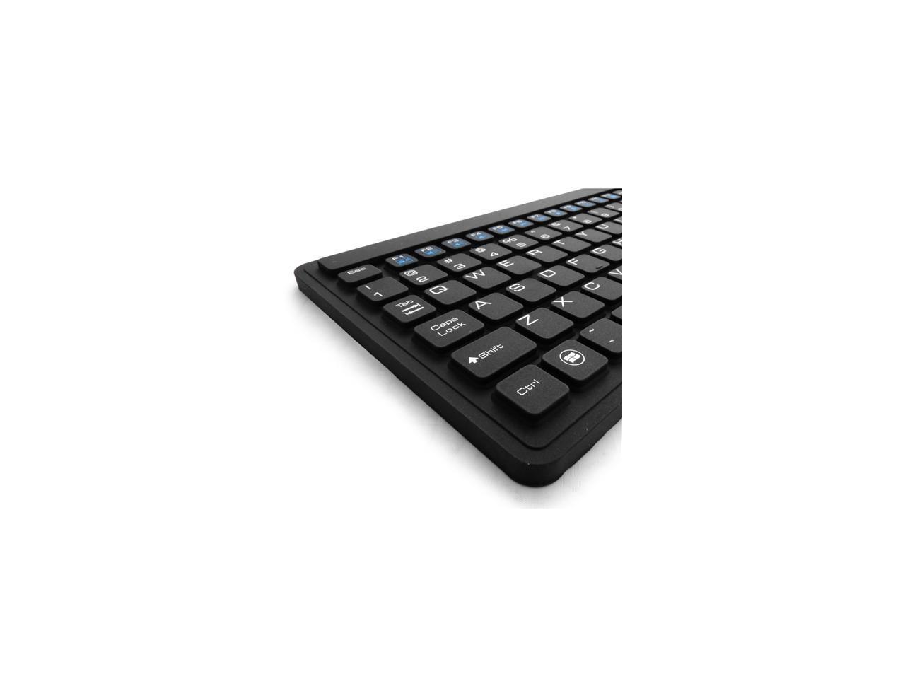 SolidTek KBIKB107 Solidtek Industrial Mini Keyboard with Touchpad on