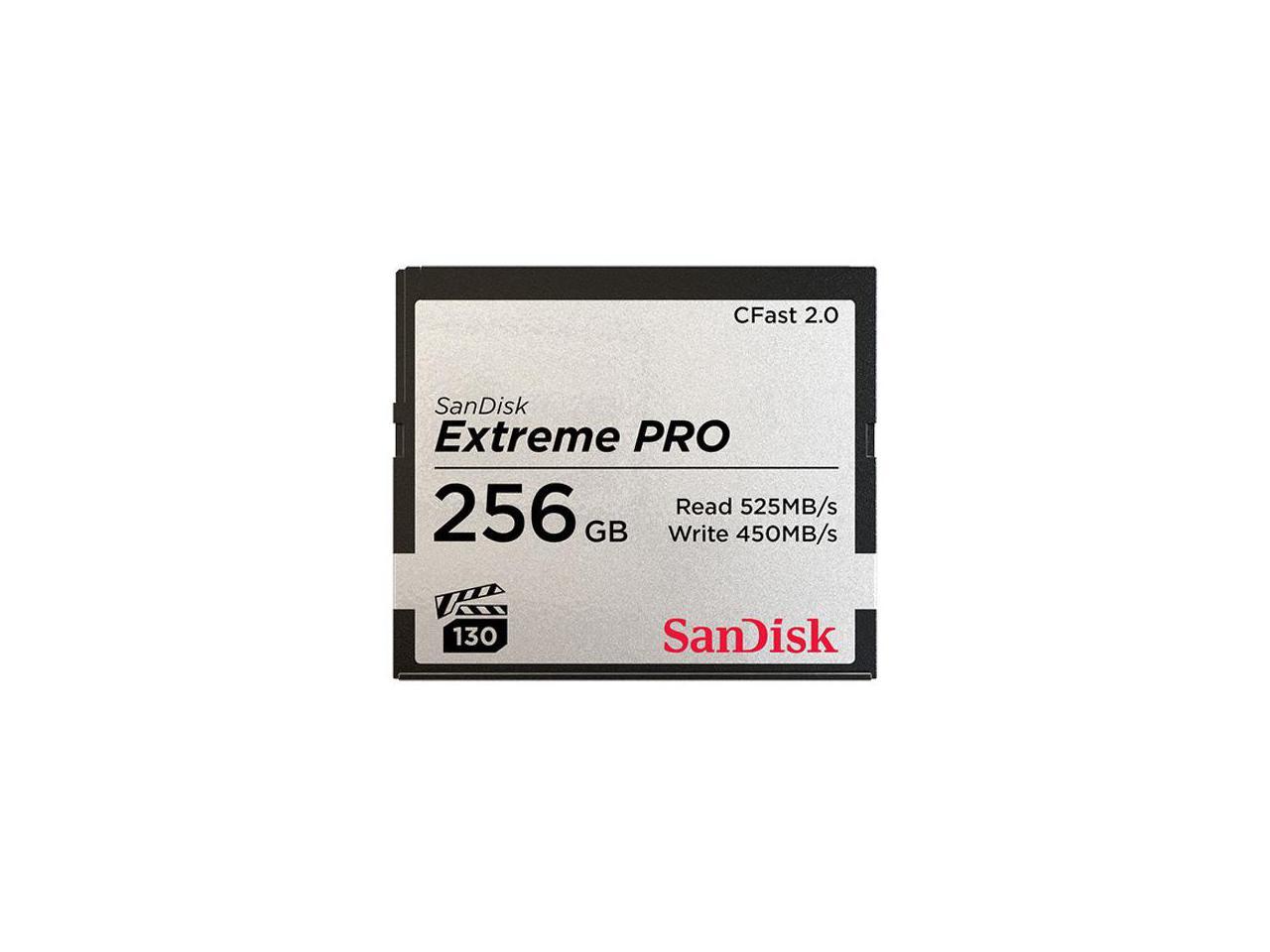 Souvenir Mob gambling SanDisk Extreme PRO 256GB CFast 2.0 Memory Card #SDCFSP-256G-A46D -  Newegg.com