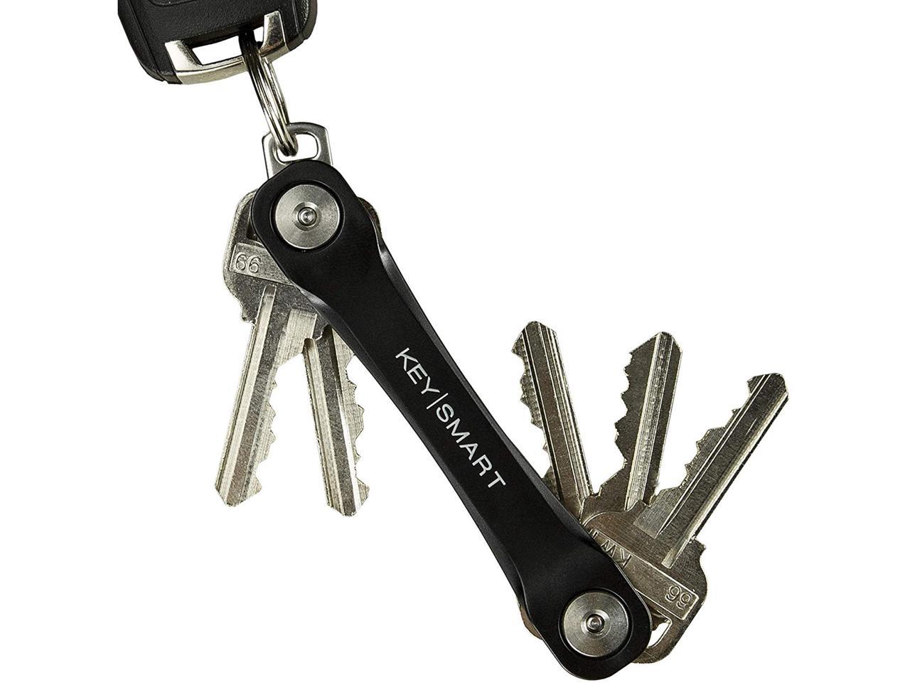 black titanium compact key holder