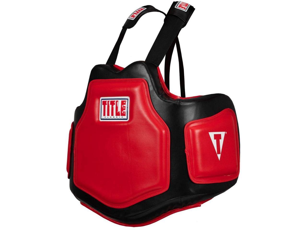 Title Boxing Classic Lightweight Wrap-Around Protective Cup Black/Red 