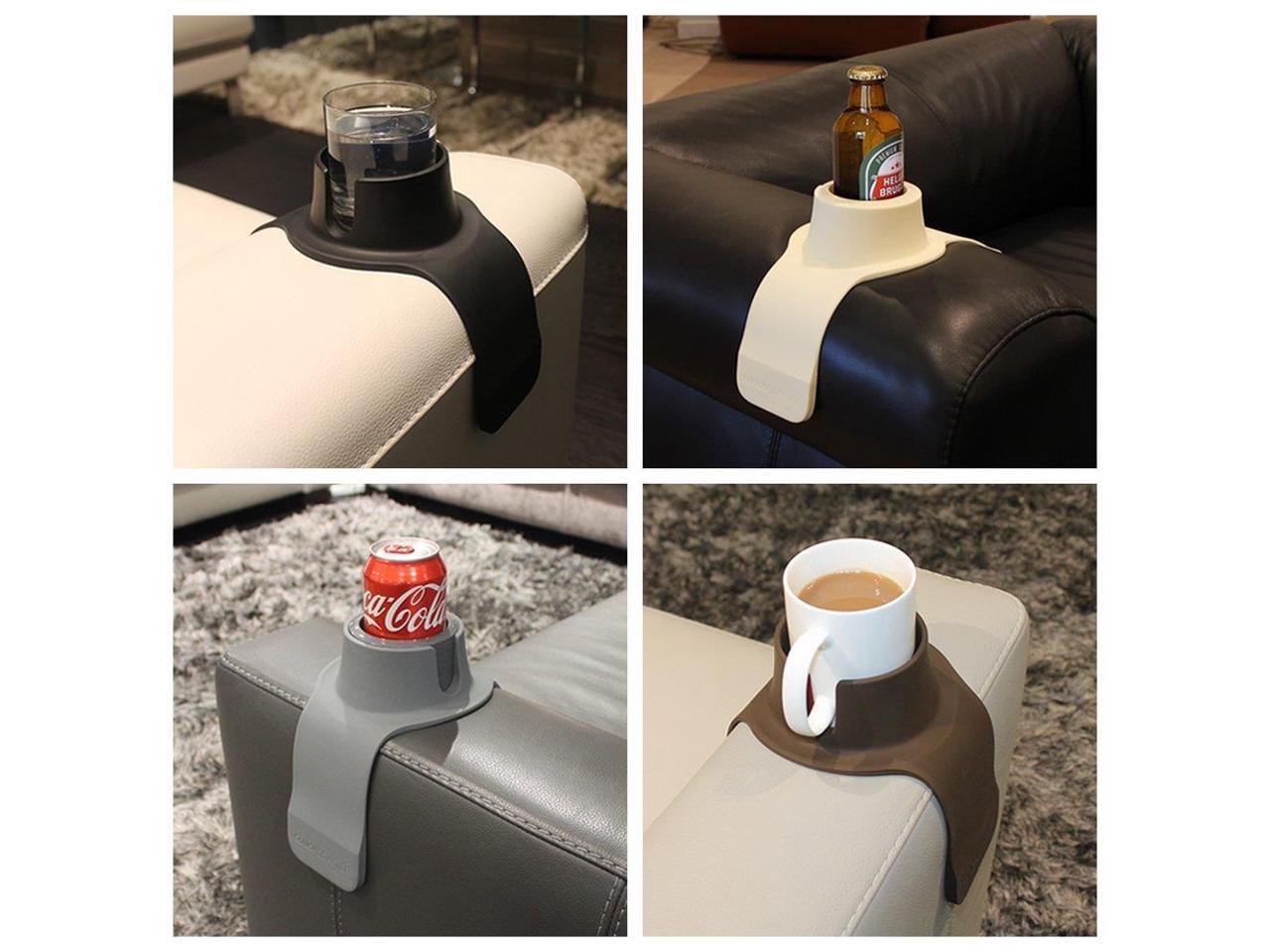 CouchCoaster Weighted Drink Holder One Size Fits All Drinks, Mocha