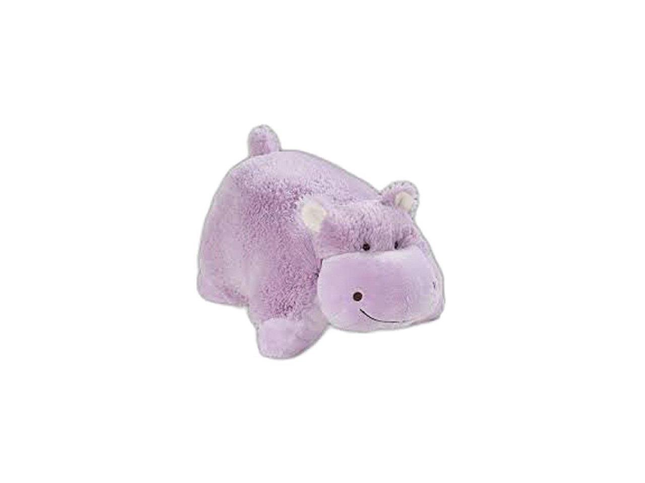 huggable hippo pillow pet