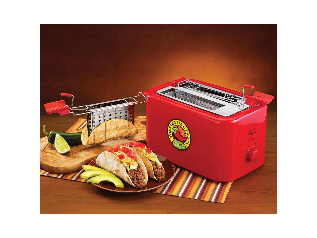 Nostalgia Electrics BTS200 Fiesta Series Baked Taco Shell Toaster