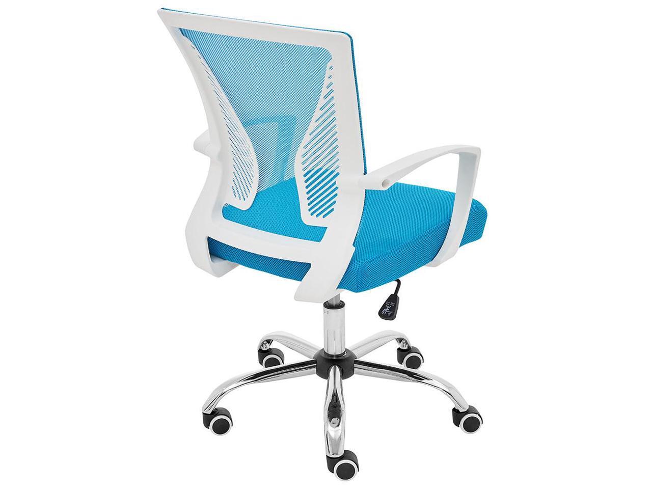 Modern Home Zuna MidBack Office Chair White/Aqua