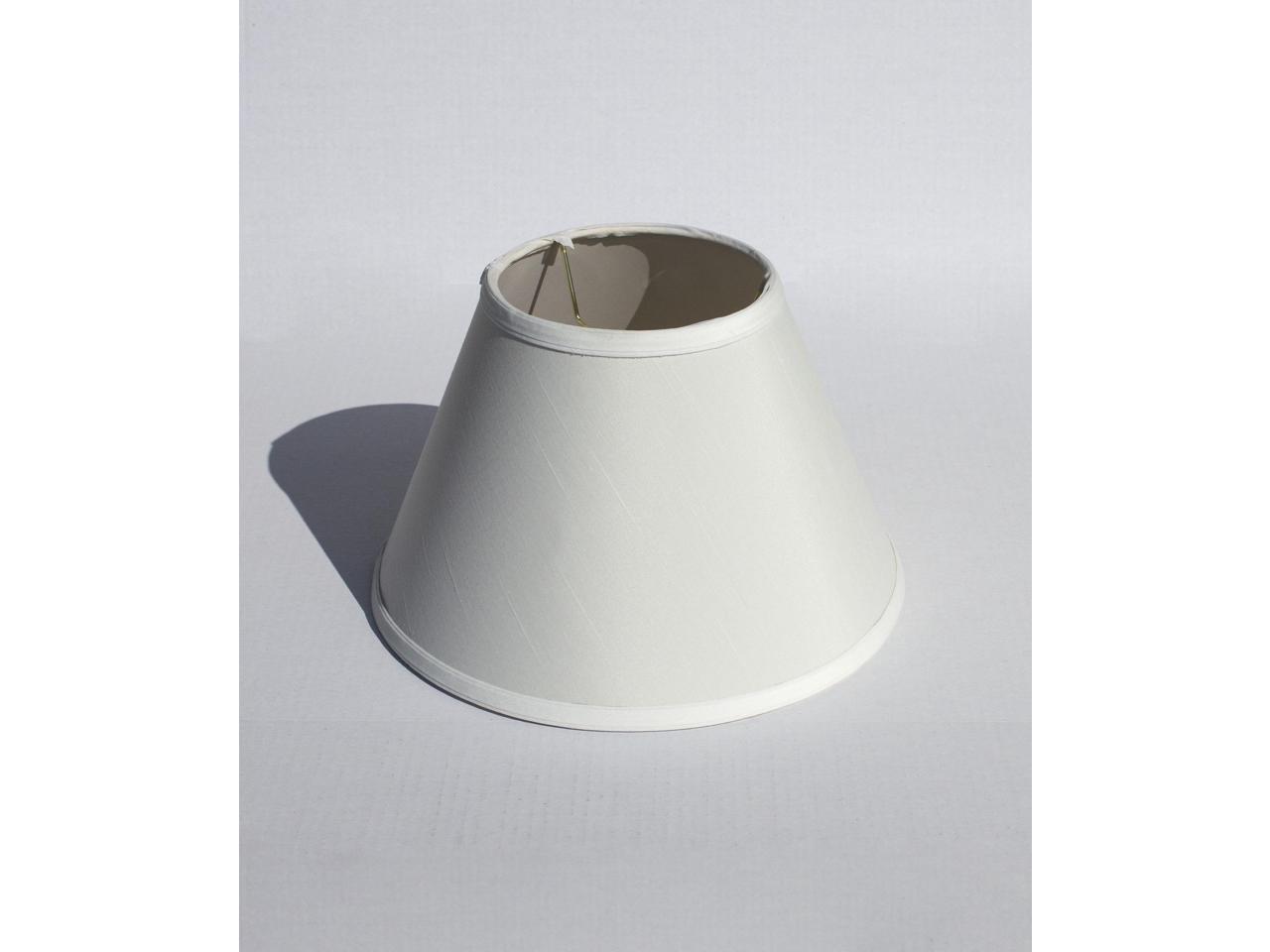 6x12x8 Threaded UNO Downbridge Lamp Shade White