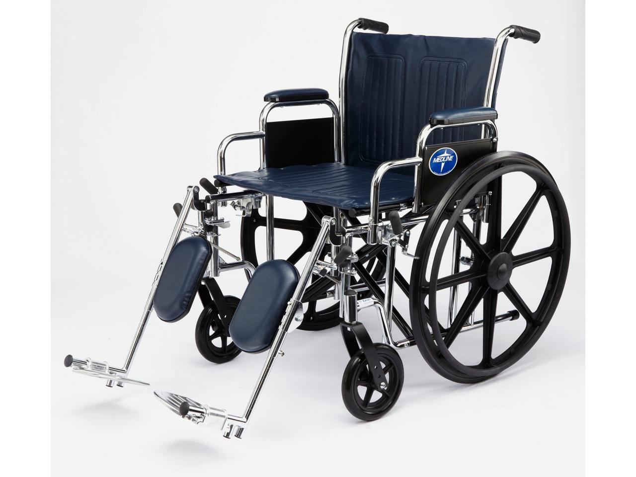Medline MDS806850 Excel ExtraWide Wheelchairs Case Of 1 EA