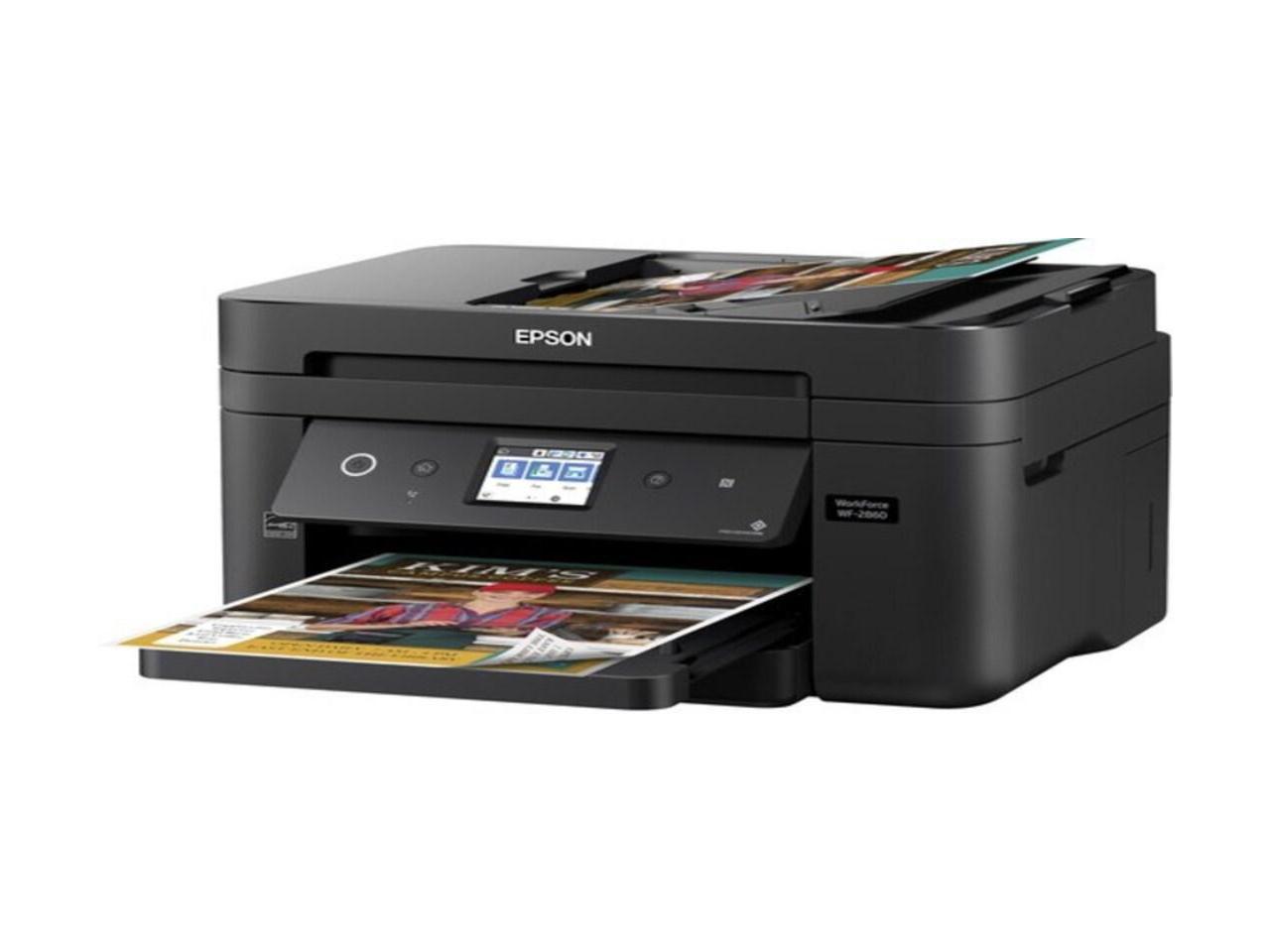 Epson Workforce Wf 2860 Wireless All In One Color Inkjet Printer Neweggca 7630