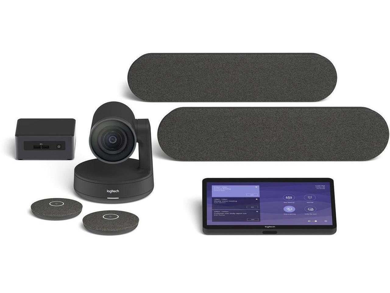 Logitech TAP Large Room With Intel Nuc Logitech Rally Plus and TAP